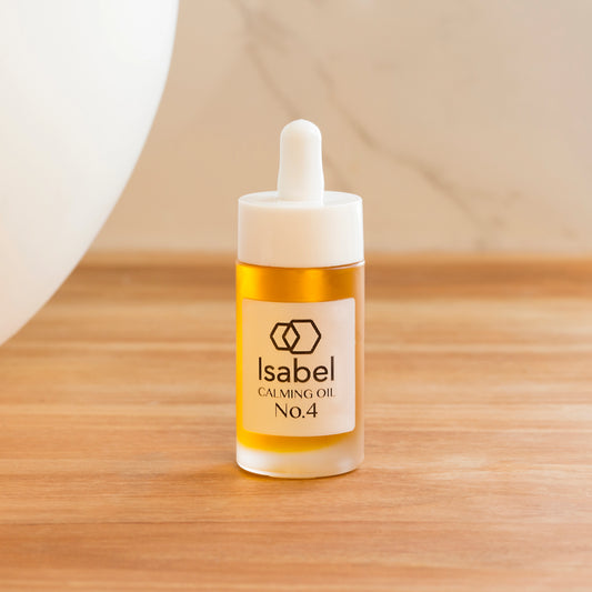 Isabel Skincare No.4 Calming Oil – natural soothing facial oil for irritated or sensitive skin, handmade in the UK with plant-based ingredients