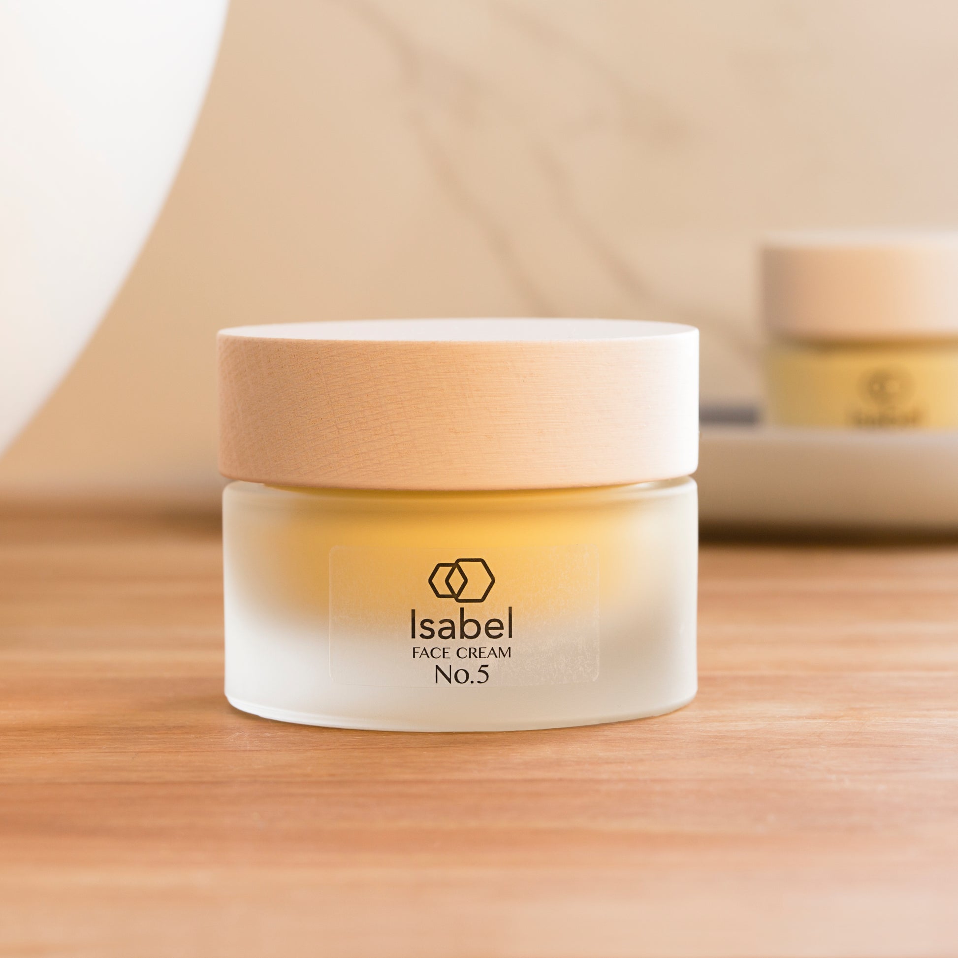 No.5 50ml Face Cream in 30ml frosted glass jar