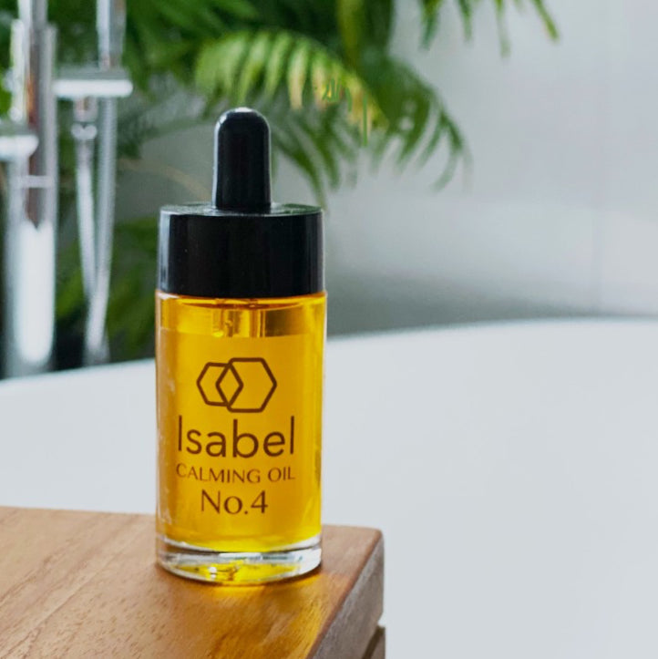 Isabel Skincare No.4 Calming Oil – natural soothing facial oil for irritated or sensitive skin, handmade in the UK with plant-based ingredients